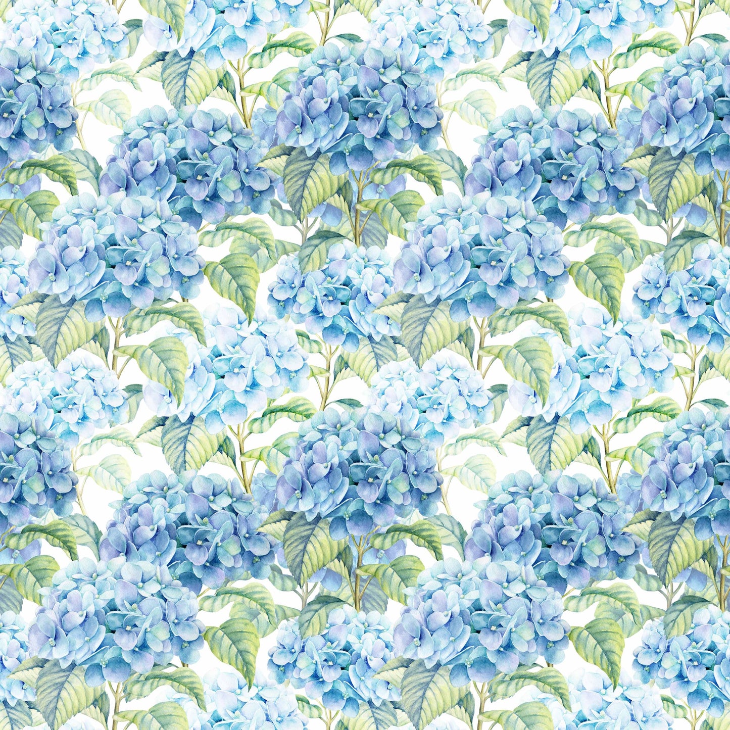 Blue Hydrangea Luncheon Napkins