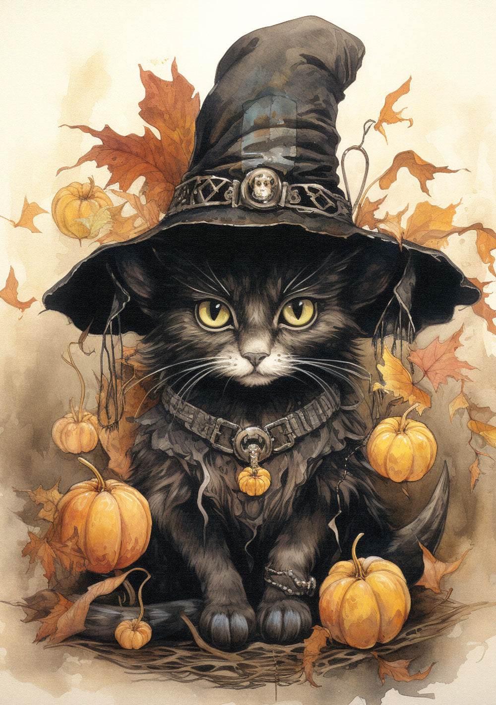 Halloween Cat Rice Paper