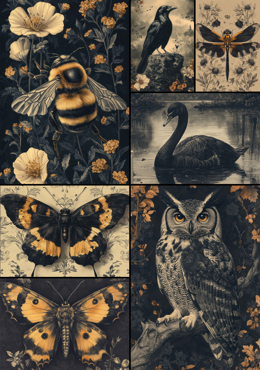 Wings of Night Rice Paper