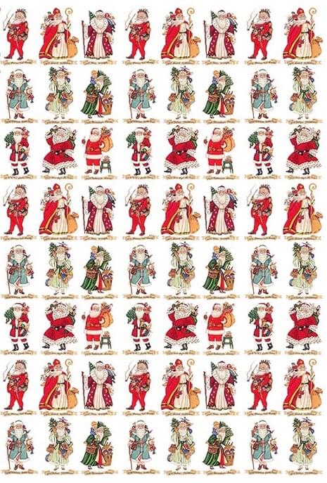 Mini Santas Rice Paper