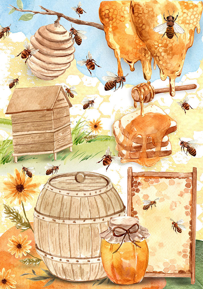 Honey Bee Rice Paper
