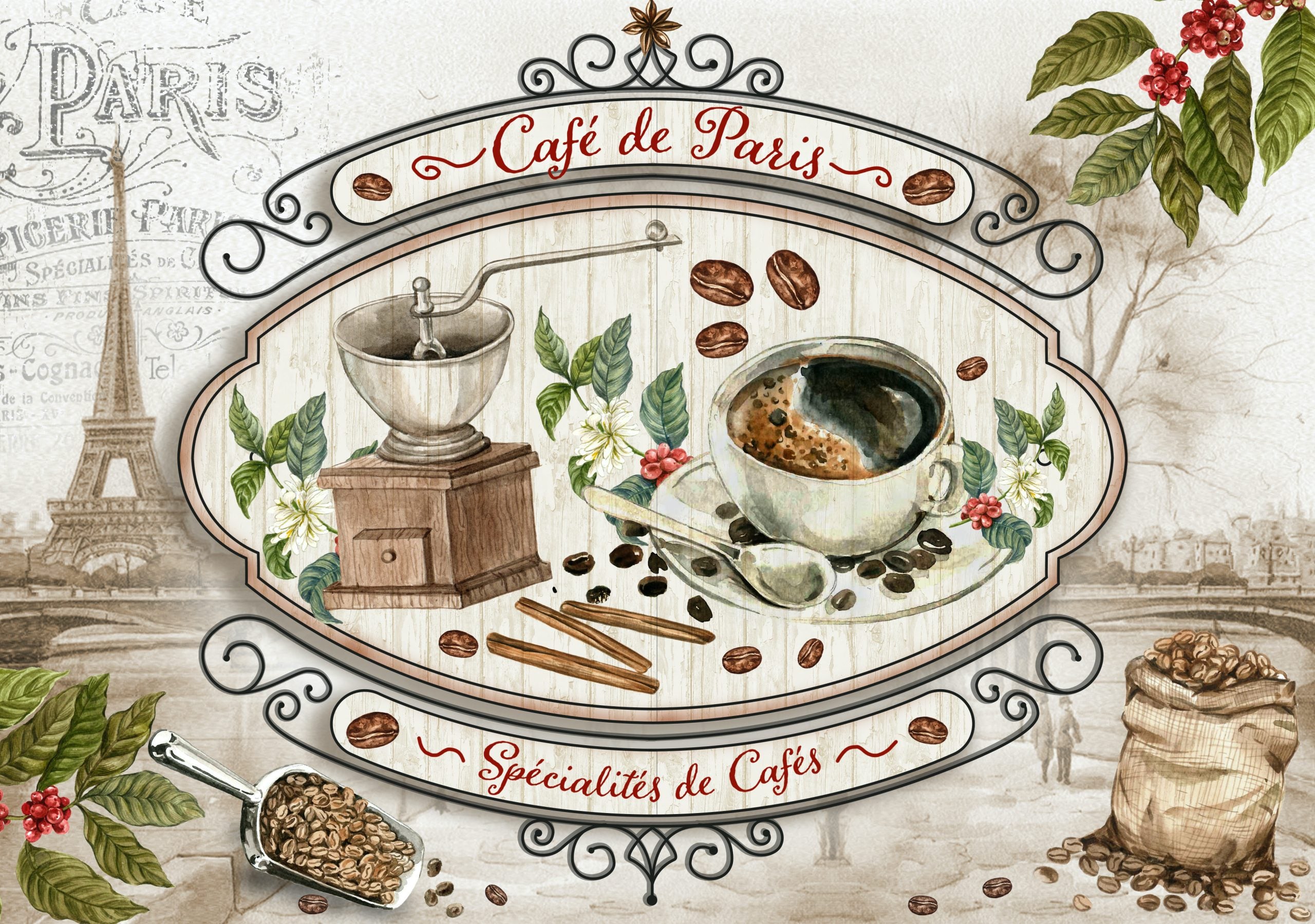 French Cafe Rice Paper – EE Wholesale