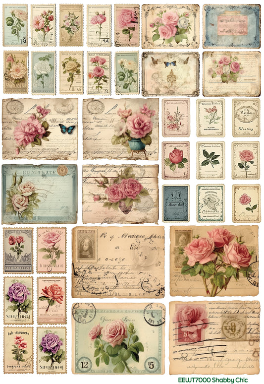 Shabby Chic - Wet Transfer