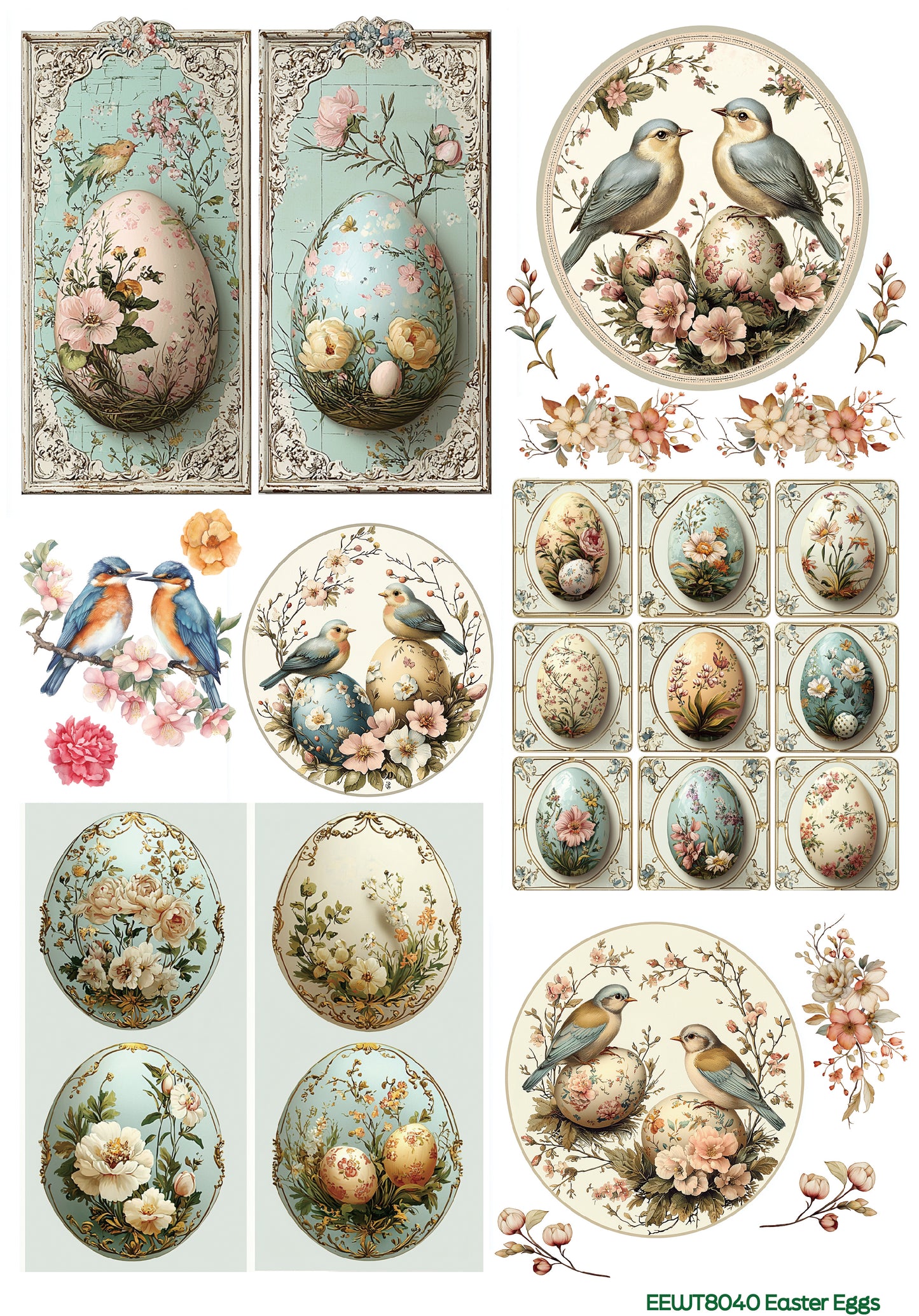 Easter Eggs - Wet Transfer