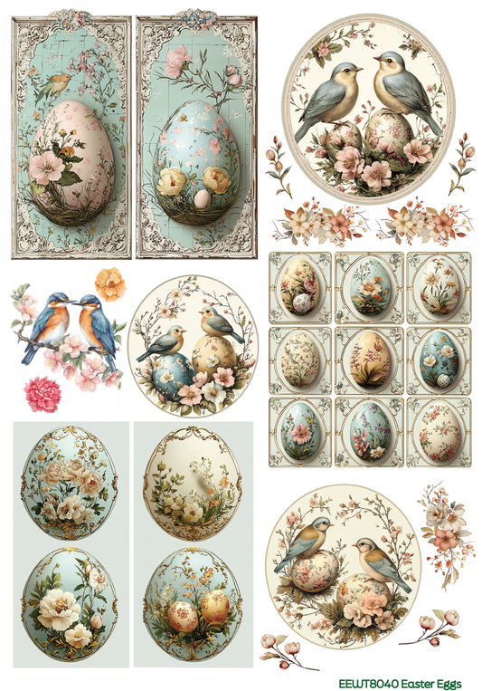 Easter Eggs - Wet Transfer