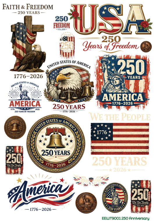 250 Anniversary - Wet Transfer Decals - LIMITED EDITION