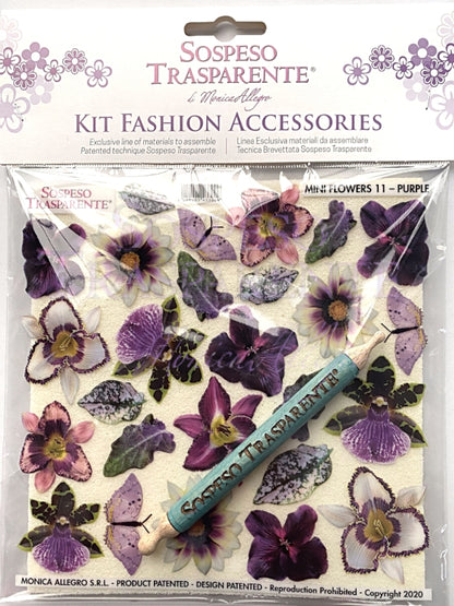 Purple Flowers - Kit Fashion Accessories