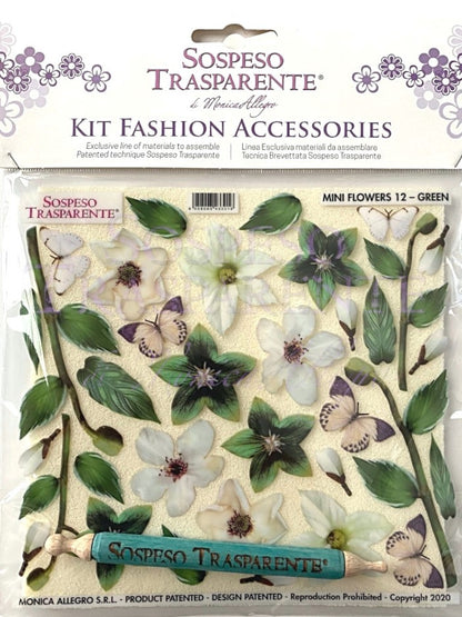 Green Flowers - Kit Fashion Accessories