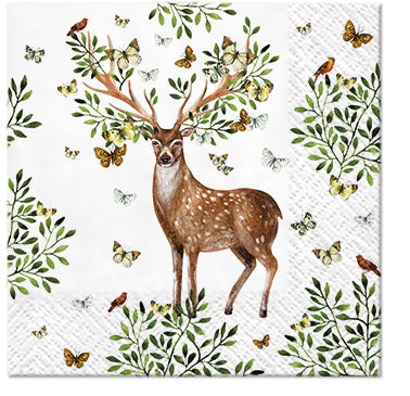 Forest Antlers Cocktail Napkins