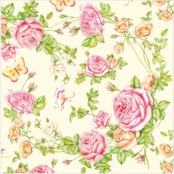 Rose Garden Cocktail Napkins