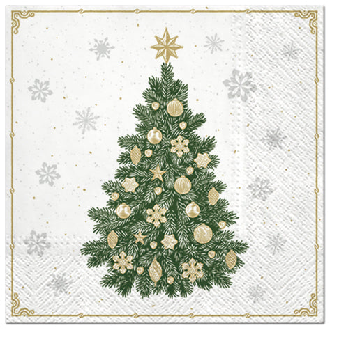 Frosty Tree Luncheon Napkins