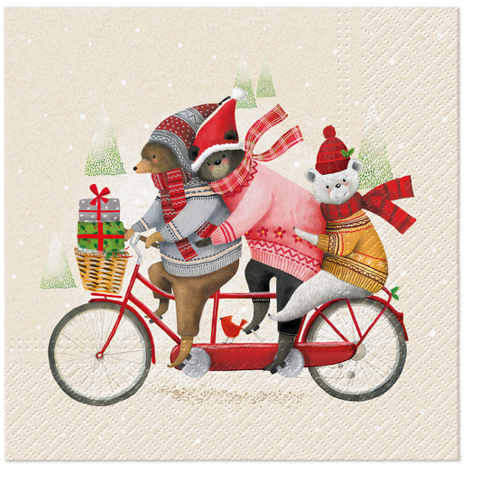 Bears Family Luncheon Napkins