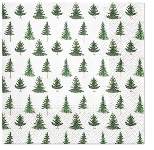 Christmas Trees Farm Luncheon Napkins