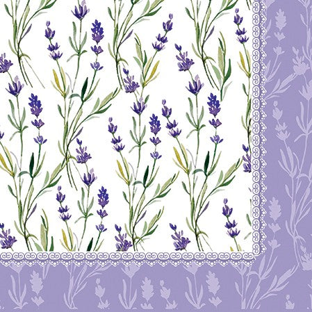 Lavender Meadow Luncheon Napkins