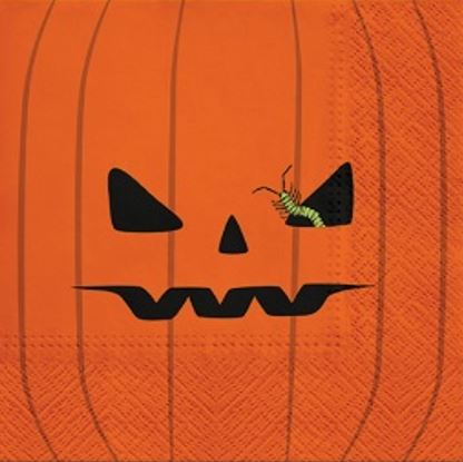 Pumpkin Face Luncheon Napkins