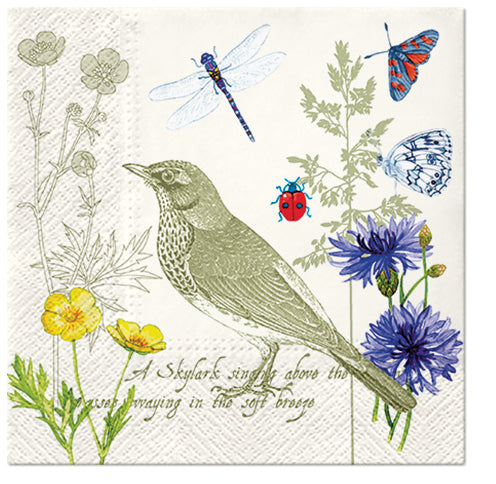 Summer Letter Luncheon Napkins