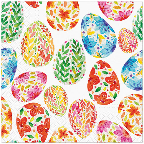 Watercolor Eggs Luncheon Napkins