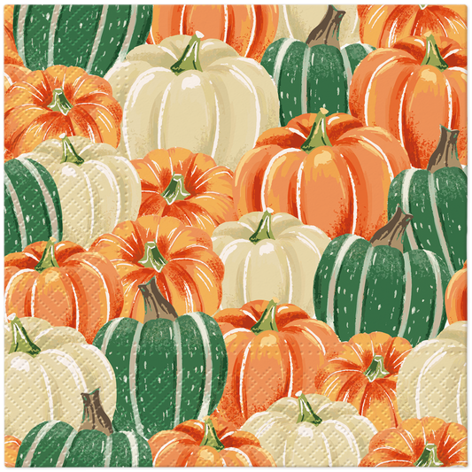 Pumpkin Field Luncheon Napkins