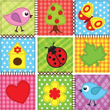 Children's Pattern Luncheon Napkins