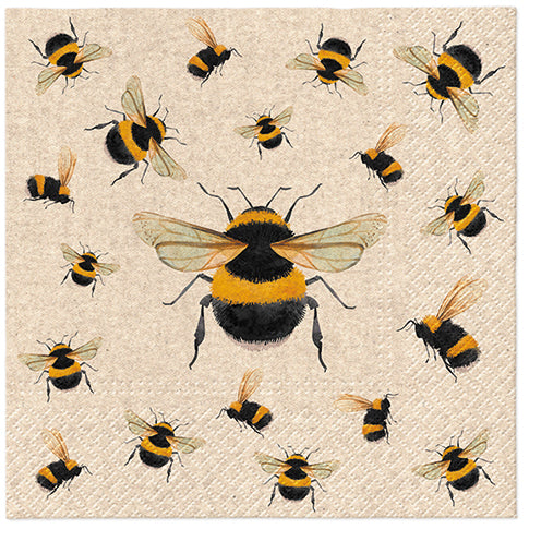 Dancing Bees Luncheon Napkins