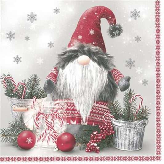 Scandinavian Gnome Luncheon Napkins