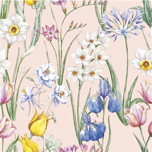 Spring Flowers Luncheon Napkins