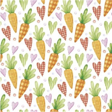 Sweet Carrots Luncheon Napkins