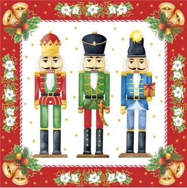 Watercolor Nutcrackers Luncheon Napkins