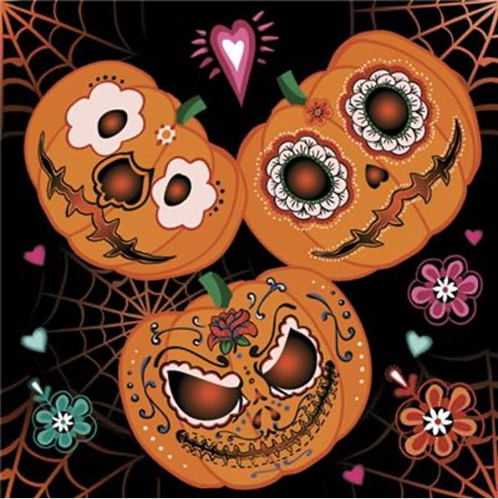 Mexican Pumpkins Luncheon Napkins