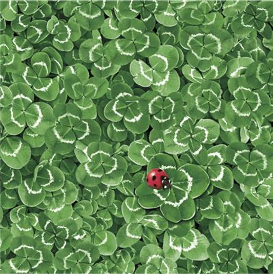 Clover with Ladybug Luncheon Napkins