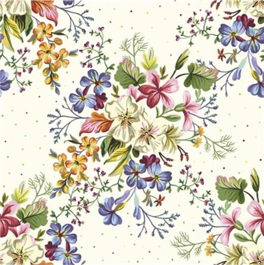 Fragile Flowers Luncheon Napkins