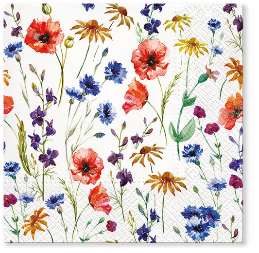 Field Flowers Luncheon Napkins