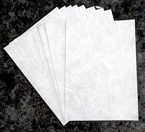 White Rice Paper for Printing - 10 Sheets